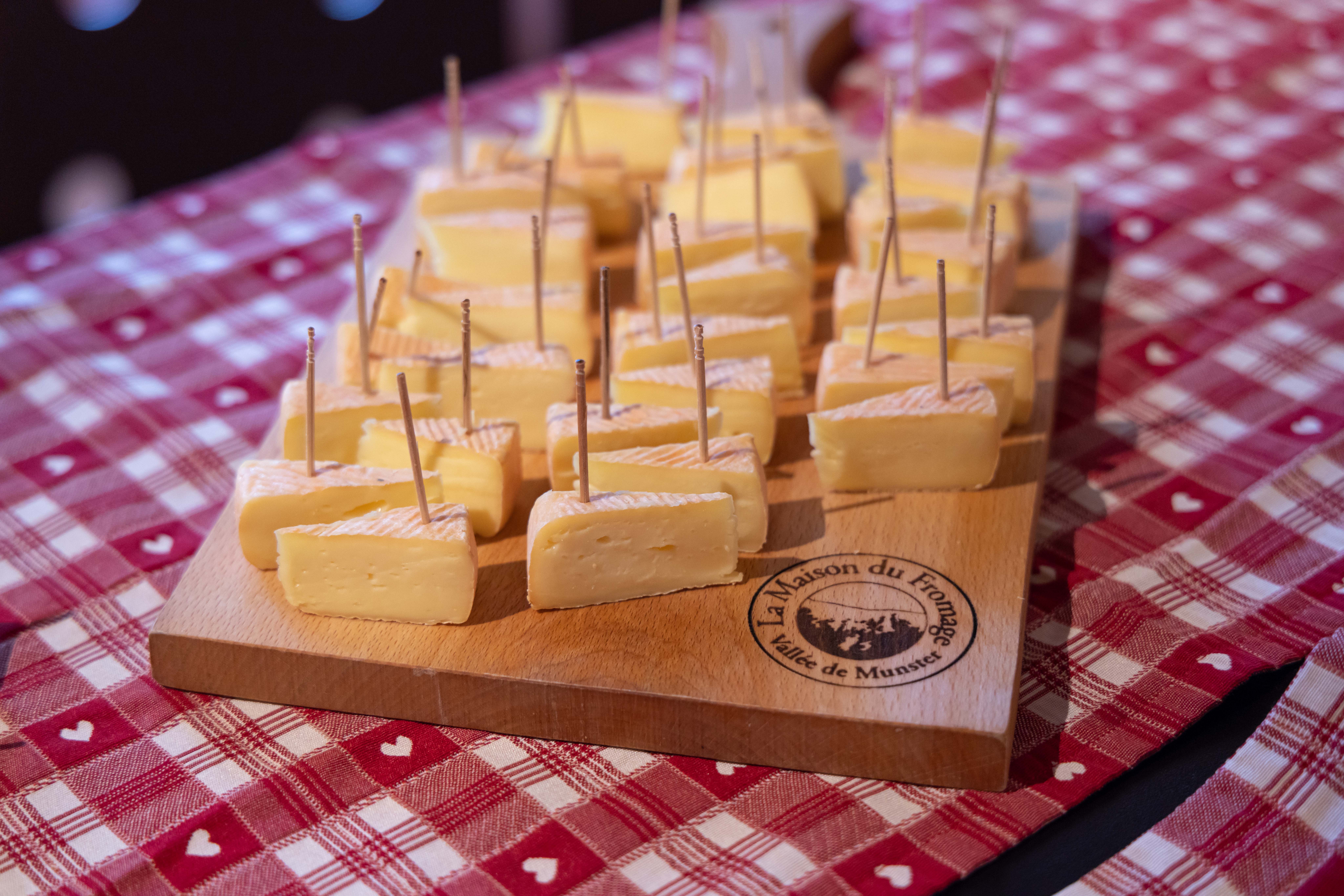 Munster à la Maison du Fromage © QG OTVM Plateau de munster à la Maison du Fromage à Gunsbach